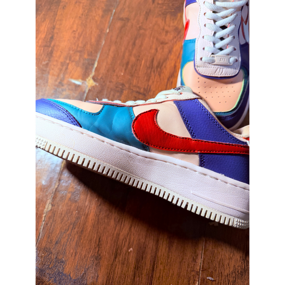 Nike Shoes - Nike Air Force 1 Shadow Multicolor Sneakers in Pink